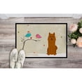 thumbnail image 2 of Carolines Treasures BB2494MAT Christmas Presents Between Friends Karelian Bear Dog Indoor or Outdoor Mat, 18 x 0.25 x 27 in., 2 of 2