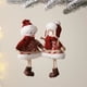 thumbnail image 3 of Bufanda navideña con colgante de Ángel para niña, suministros de decoración de árbol de Navidad, lindo juguete de elfo de felpa hecho a mano, decoración del hogar, 3 of 4