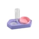 thumbnail image 3 of Point Bowls Fuente para beber Soporte antideslizante Tazón Botella de agua Comedero para mascotas doble violeta jinwen Alimentador Automático, 3 of 8