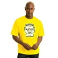 thumbnail image 2 of Kerusso Unisex Short Sleeve Casual T-Shirt, Mustard, Yellow, XL, 2 of 7
