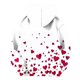 thumbnail image 4 of Sudadera con capucha para niña, para el Día de San Valentín, con estampado de color, de manga larga, informal, deportiva, con capucha, de manga larga, con inserciones en los hombros, blusa de poliéste, 4 of 6