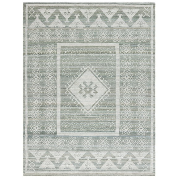SAFAVIEH Marquee Alton Medallion Area Rug, Green/Sage, 8' x 10'