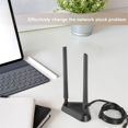 thumbnail image 2 of 2.4G/5G Dual Frequency Extension Cable Antenna Wifi Router Wireless Network Card 8Db Sma Antenna Magnetic Suction, 2 of 8