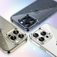 thumbnail image 3 of ULAK Case for iPhone 15 Pro Max Glitter, Clear Slim Shockproof Sturdy Phone Case for Apple iPhone 15 Pro Max 2023 6.7 inch for Women Girls, Crystal Sparkle, 3 of 9