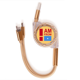 thumbnail image 1 of Soy de Somalia Cable de carga telescópico múltiples USB tres en uno, 1 of 3