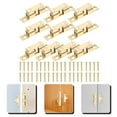thumbnail image 5 of PAMINGONO 10pcs Cabinet Door Spring Brass Golden Door Tension Adjustment Office Setup, 5 of 7