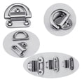 thumbnail image 3 of D Ring Deck Folding Pad Eye Tie Down 316 Stainless Steel for Yacht Motorboat, 3 of 7