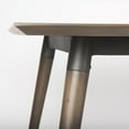 thumbnail image 7 of Mercana Furniture Nicholas II Solid Wood/Metal Rectangular Dining Table in Brown, 7 of 7