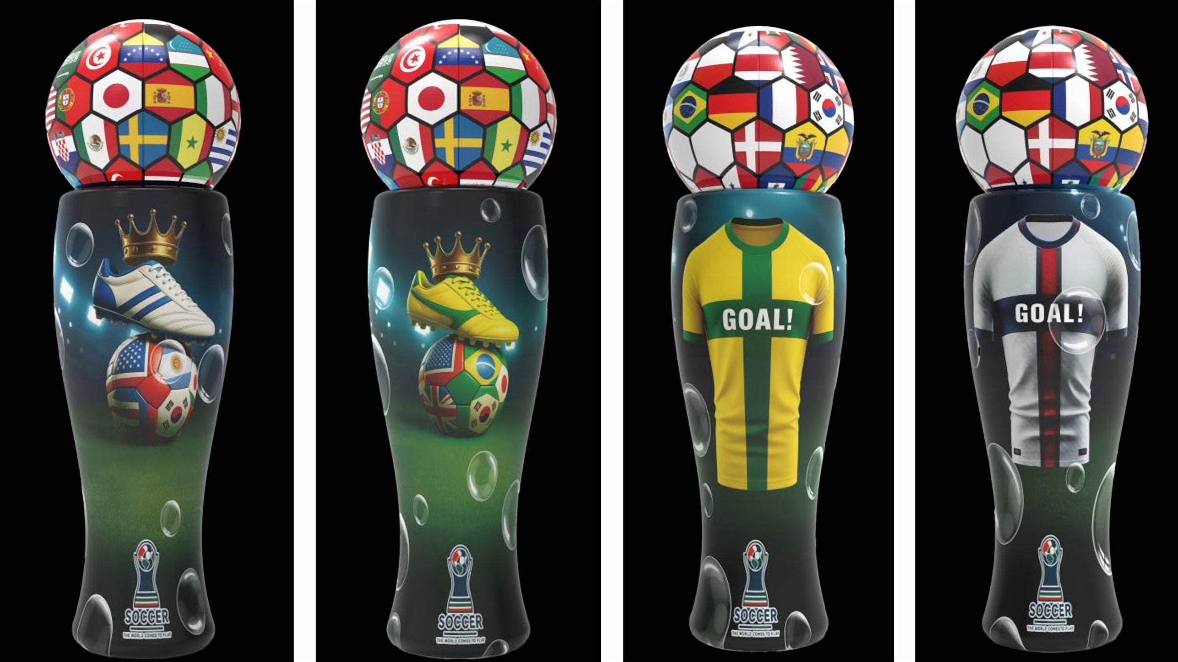 Unspillable Soccer Bubbles - 70ml