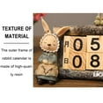 thumbnail image 3 of Calendrier Créatif de Lapin de Pâques pour Cabane en Rondins Décoration de Maison Décorations d'Armoire Décorations de Bureau, 3 of 7