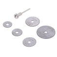 thumbnail image 3 of 5 Pcs Lames de Scie Circulaire HSS, 8 Po Tige HSS Lames de Scie Circulaire 1 Disque de Coupe en Acier Haute Vitesse pour Perceuses 1 Pce 1/8 Po Tige, 3 of 9