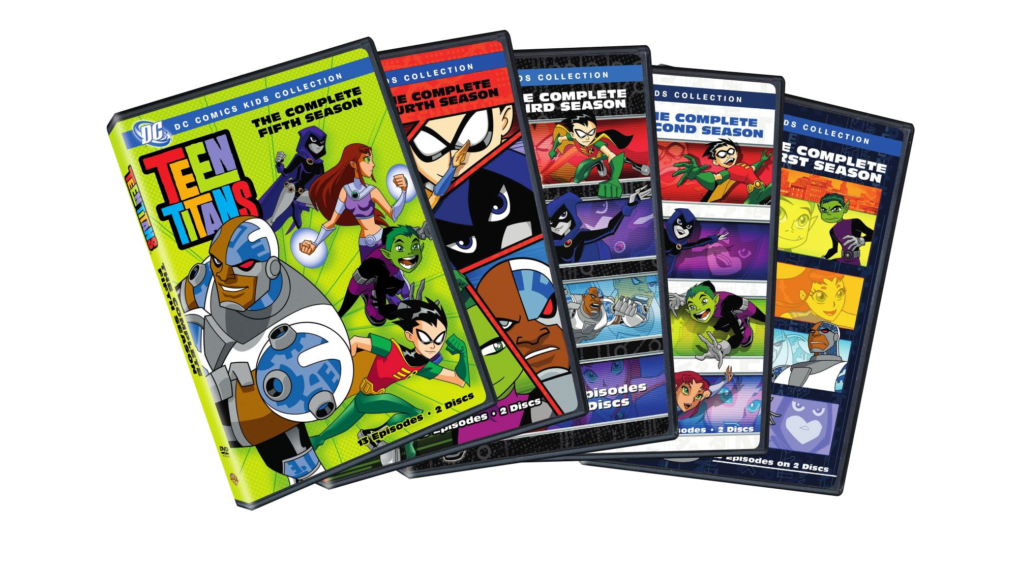 Teen Titans The Complete Seasons 1 5 Dvd Walmart Com