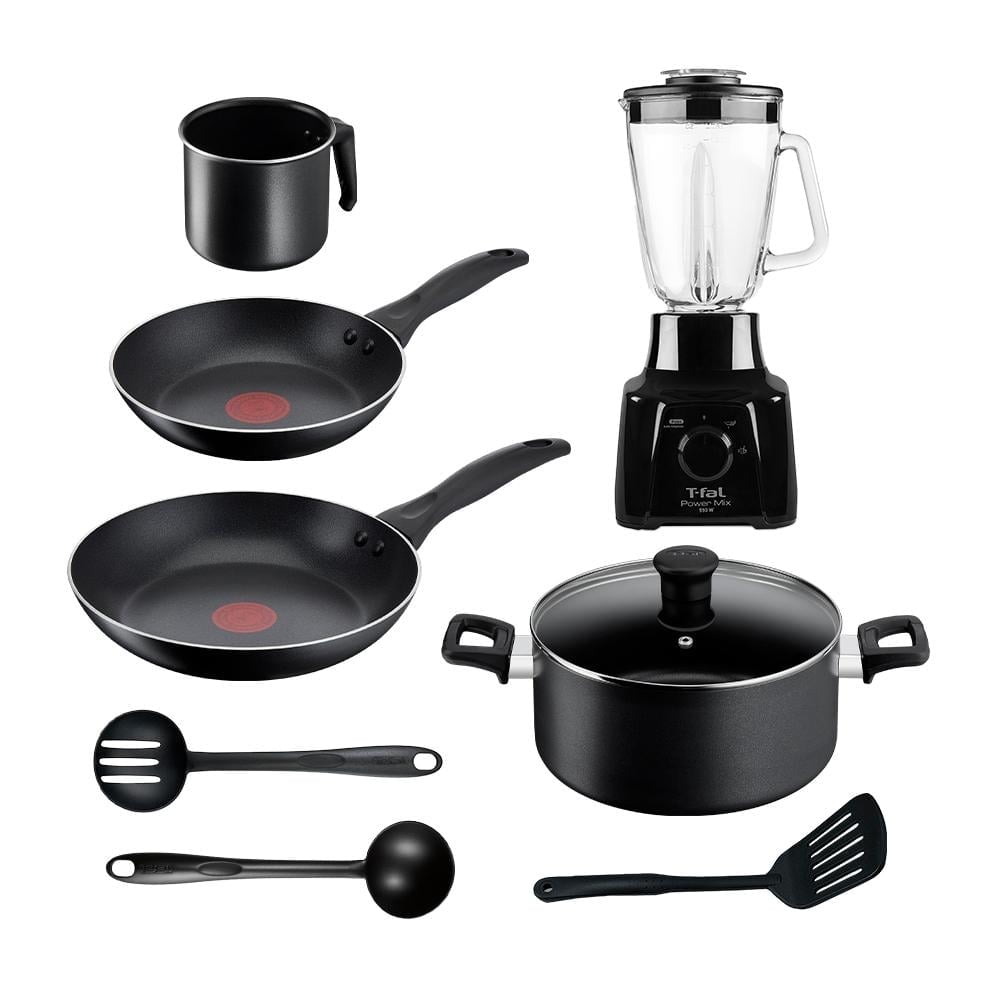 Batería de cocina T-Fal Supercook piezas Negro B4694684ML24