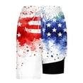 thumbnail image 6 of FAVIPT 4th of July Men Shorts American Flag Print Swim Trunks with Compression Liner Quick Dry Lightweight Shorts Casual Summer 2025 Vacation Beach Shorts Blue,L, 6 of 6