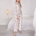 thumbnail image 3 of Fotbe Cute Pig Conjunto de Pijama de Manga Larga para Mujer con Estampado, Ropa de Dormir de 2 Piezas, Conjunto de Casa Suave y Cómodo con Bolsillos-Medium, 3 of 7