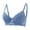 Blue, variant on Women's Push Up Bra Floral Lace Comfort Underwire Support Lightweight Lined Everyday Bralette Red 34B