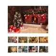 thumbnail image 1 of Happy date Christmas Fireplace Backdrop No Wrinkles Fabric Interior Vintage Xmas Tree Fireplace Photography Background Portrait Photobooth Party Banner Decorations Photo Studio Props, 1 of 8