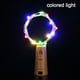 thumbnail image 2 of Paquete de 12 luces para botellas de vino, 20 LED con pilas, mini luces de hadas para botella de vino, fiesta DIY, 2 of 5