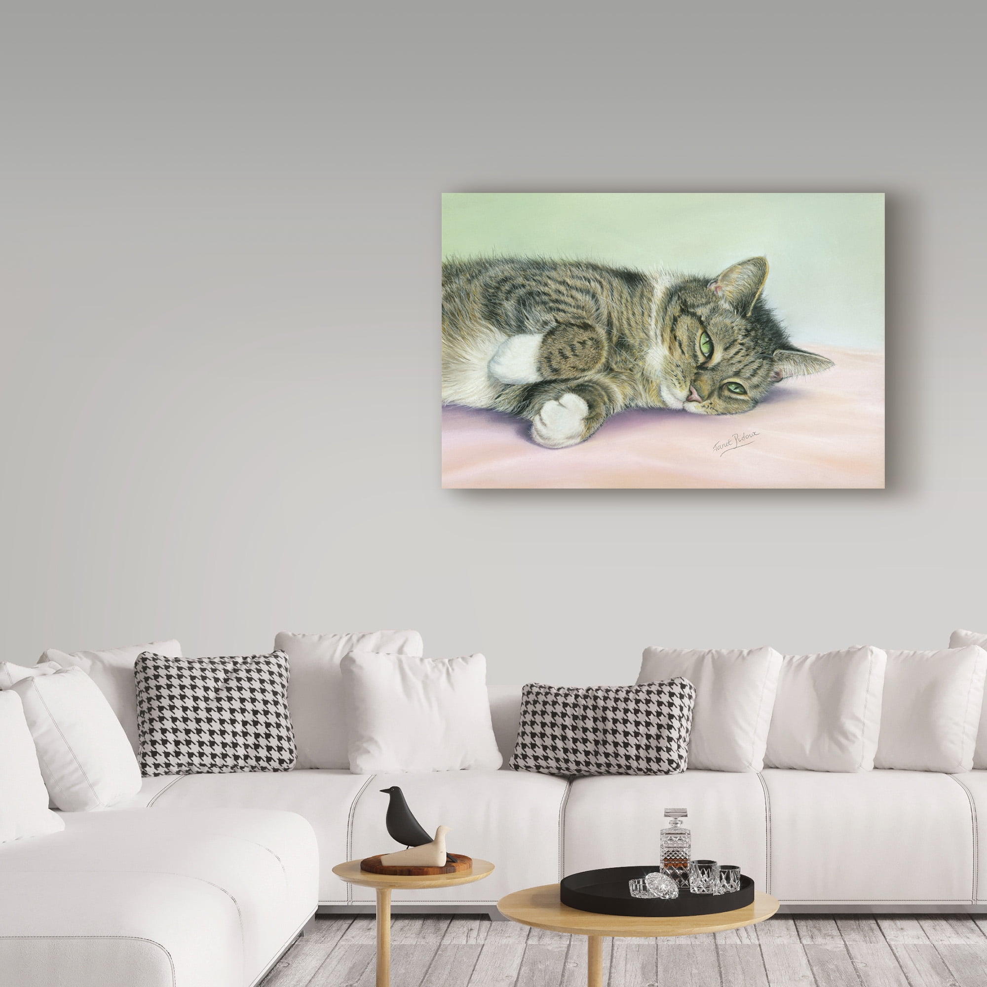 Trademark Fine Art 'Attention Seeker' Canvas Art by Janet Pidoux