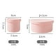 thumbnail image 4 of Caja de silicona dura para almuerzo, contenedor portátil para ensalada con tapa. Rosa 250ml, 4 of 4