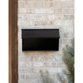 thumbnail image 5 of Architectural Mailboxes Woodlands Galvanized Steel, Medium, Wall-Mount Mailbox in Black, 5 of 9