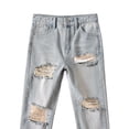 thumbnail image 4 of GYRATEDREAM Boy's Skinny Fit Ripped Destroyed Distressed Fashion Kids Denim Jeans Pants 5-13T, 4 of 9
