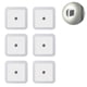 thumbnail image 2 of Paquete de 6 luces nocturnas LED, sensor de atardecer a amanecer súper inteligente, luces nocturnas adecuadas para dormitorio, baño, inodoro, escaleras, cocina, pasillo, niños, adultos, luz nocturna, 2 of 8