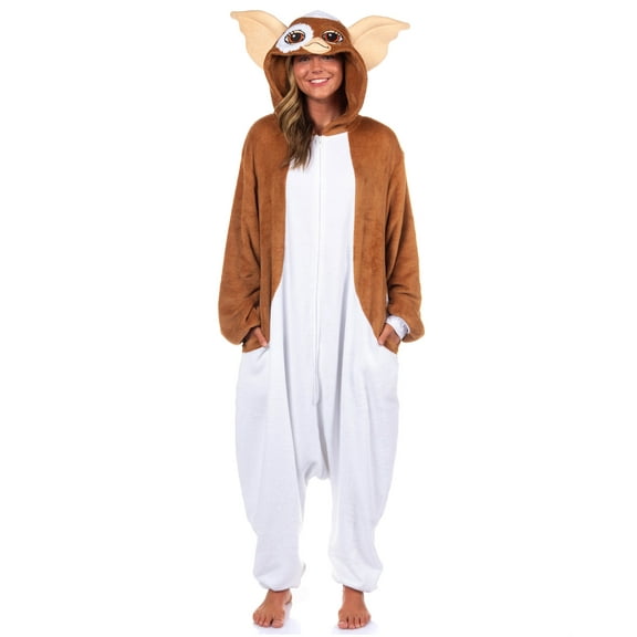 Gremlins Gizmo Kigurumi Adult Hooded Costume Fleece Union Suit Pajama Loungewear
