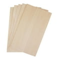 thumbnail image 3 of 10Pcs Wood Sheets DIY Wooden Plate Board Wood Board Project Thin Wooden Slices DIY Crafts for Airplane House Models Making Boat 300mmx50mmx1mm, 3 of 10