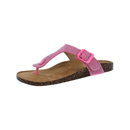 

Wild Pair Womens Barnett Casual Footbed Thong Sandals