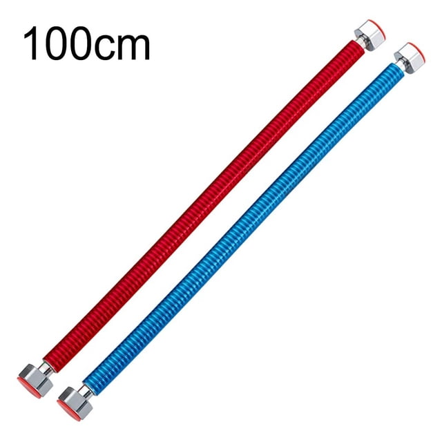 Flexible Stainless Steel Corrugated Water Heater Connector,Inlet Water Hose 100Cm