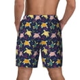 thumbnail image 2 of Lsque Mens Swim Trunks Turtle Pattern - Bathing Suit Compression Liner - Beach Swim Shorts Swimwear - (S-3XL) - Stretch Quick Dry -Medium, 2 of 9