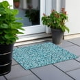 thumbnail image 6 of Addison Rugs Chantille Indoor/Outdoor Traditional Damask Teal Washable Rectangle Rug, 1'8" x 2'6", 6 of 6