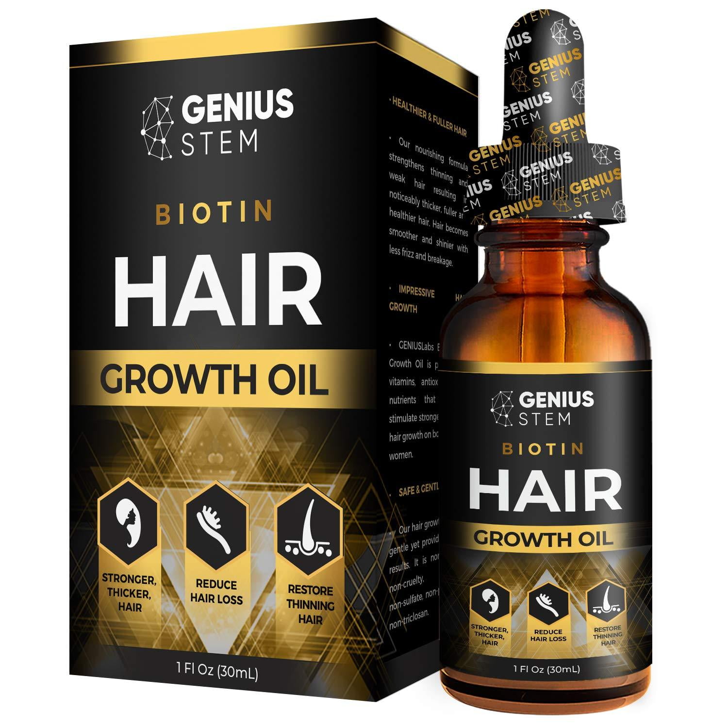 GENIUS Hair  Growth  Oil Biotin Hair  Growth  Serum for 