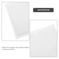 thumbnail image 3 of IFANLANDOR 6 Pcs Pochettes de Cartes Transparentes Résistantes à l'Eau en PVC pour Rangement d'Articles en Papier sur Étagères de Supermarché, 3 of 8