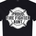 thumbnail image 4 of Inktastic Proud Firefighter Aunt Wht T-Shirt, 4 of 5