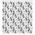 thumbnail image 3 of Ambesonne Modern Shower Curtain, Sketchy Lines Stripes, 69"Wx75"L, Charcoal Grey, 3 of 3