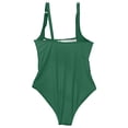 thumbnail image 6 of Ailaofu Women's One Piece Swimsuit Tummy Control V Neck Bathing Suits, 6 of 7