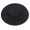 Black, variant on Woven Straw Hat Base for Makers Flat Top Wide Brim Form Ready to Decorate