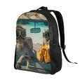 thumbnail image 2 of Honeii Desert Monkeys Drive Print Laptop Backpack for Work, College, Travel, Daily Backpacks for Men Women, Sport Rucksack,Computer Bag, 2 of 8