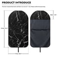 thumbnail image 7 of XYZCANDO Marble Car Towel Seat Cover Carseat Protector Car Seat Towel Cover, Waterproof, Suitable for Truck Seat Van, Fit for Sedan Vehicle Trucks, 7 of 7
