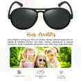 thumbnail image 3 of Toddler Baby Infant Polarized Aviator Sunglasses for Boys Girls Kids Age 0-4 Shatterproof UV400, 3 of 6