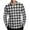 Gray, variant on ZyeKqe Long Sleeve Shirts for Men Plaid Button down Blouses Loose Fitted Casual Collared Dress Shirts