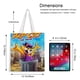 thumbnail image 5 of Top Cat Bolso de tela con estampado de lienzo para mujer, bolsa de compras reutilizable y estética, con cremallera interior, regalo para mujer,38*45cm., 5 of 6