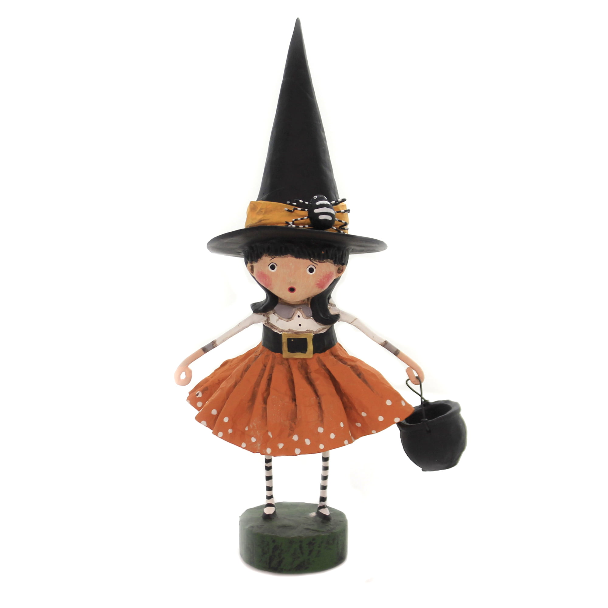 LORI MITCHELL ~ Witch Doctor ~ Folk Art Halloween Trick or Treat Figure ~