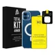 thumbnail image 1 of Mr. Gadgets Total Kit Armor Funda Transparente Magnética Con Animación + Mica Pantalla Completa Cristal Templado 9d + Mica Cámara Proteccion Completa Para iPhone Magsafe 3 En 1 Compatible iPhone 12, 1 of 8