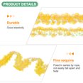 thumbnail image 2 of Uxcell 1-Pack Elastic Sequins Trim, 11 Yards 0.8 Inch Sequin Trim 2 Row for Craft Sewing Trimming [Yellow], 2 of 6