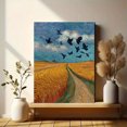 thumbnail image 6 of Blue Iris Flowers Canvas Print, Floral Wall Decor for Living Room Bedroom Dining Room Office Hallway Entryway Hotel Study Coffee Shop, 6 of 8