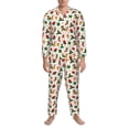 thumbnail image 3 of Balery Christmas Hat Cute Puppy Pijama para Hombre de Dos Piezas con Manga Larga, Conjunto de Dormir y Descanso Suave con Bolsillos-XX-Large, 3 of 7
