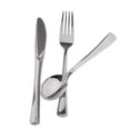 thumbnail image 4 of 2x18pcs / Lot Juego De Cubiertos De Plástico Desechables Grandes Tenedores Cuchillos Cucharas Plata, 4 of 8